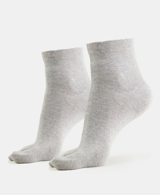 Compact Cotton Stretch Toe Socks with StayFresh Treatment - Pale Mauve (Pack of 2)