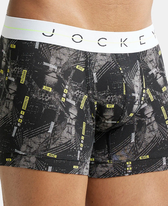 Super Combed Cotton Elastane Printed Trunk with Ultrasoft Waistband