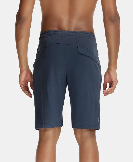 Super Combed Cotton Rich Shorts with StayFresh Treatment - Graphite